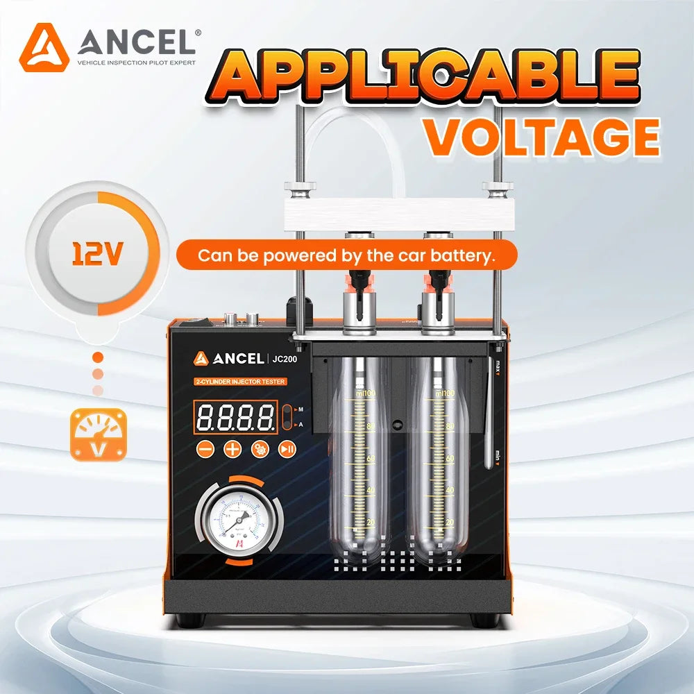 Ancel Jc200 Fuel Injector Cleaner Tester Machine Auto