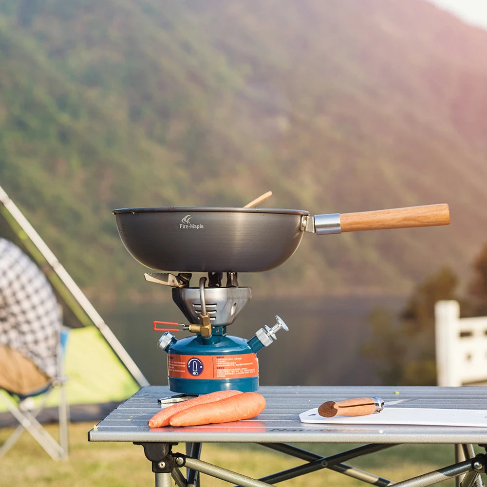 Fire-Maple Camping Wok Lightweight Frying Pan Stew Pot