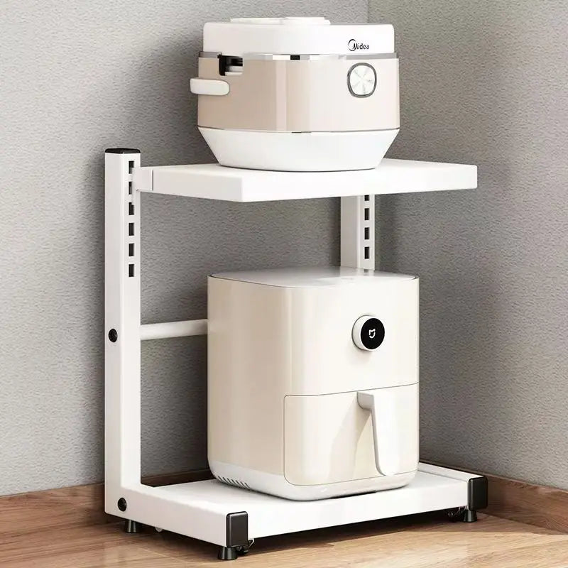 Pull Out Adjustable Storage Rack Multi-Layer Counter Organizer