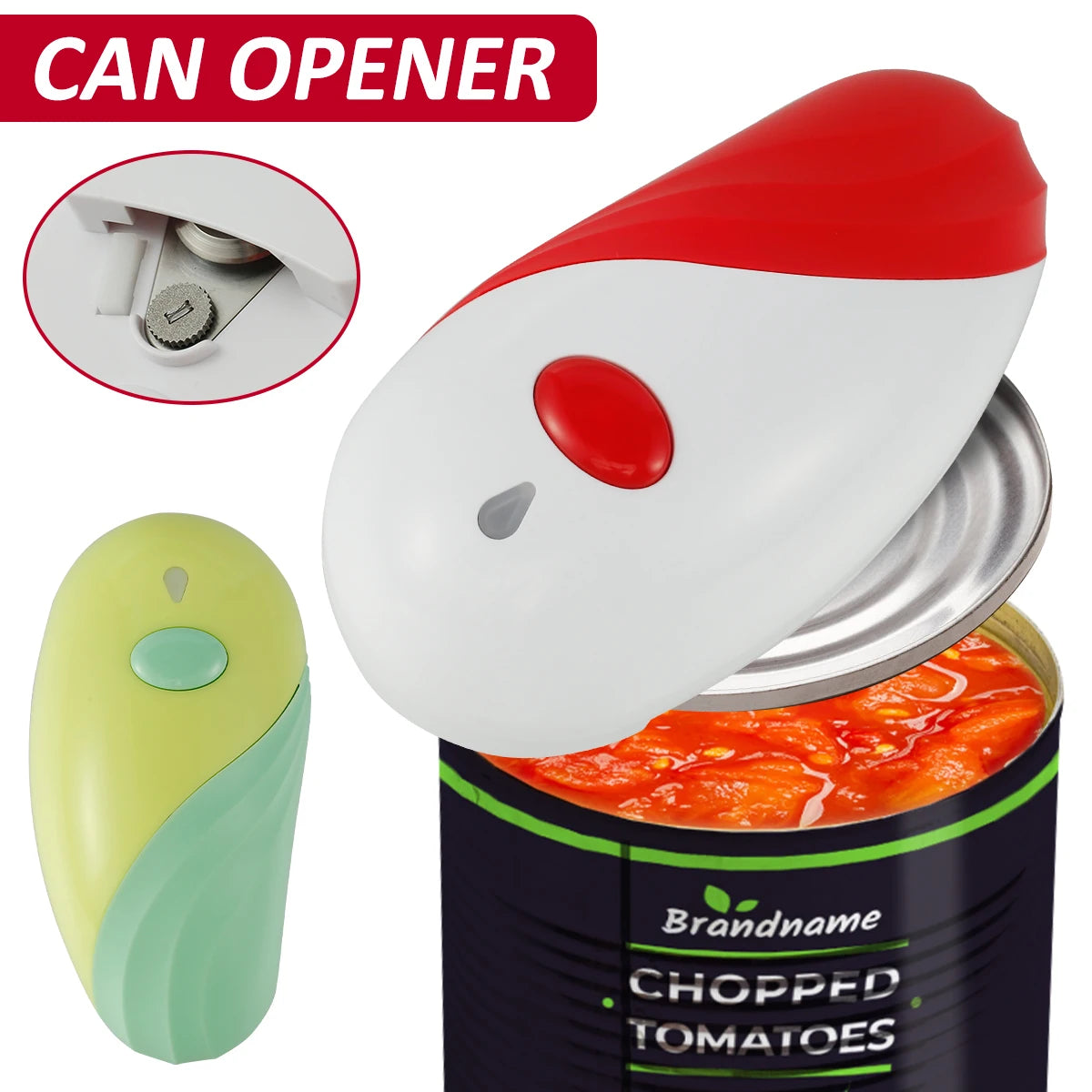 Automatic Can Opener One-Touch Operation Electric Tin Opener