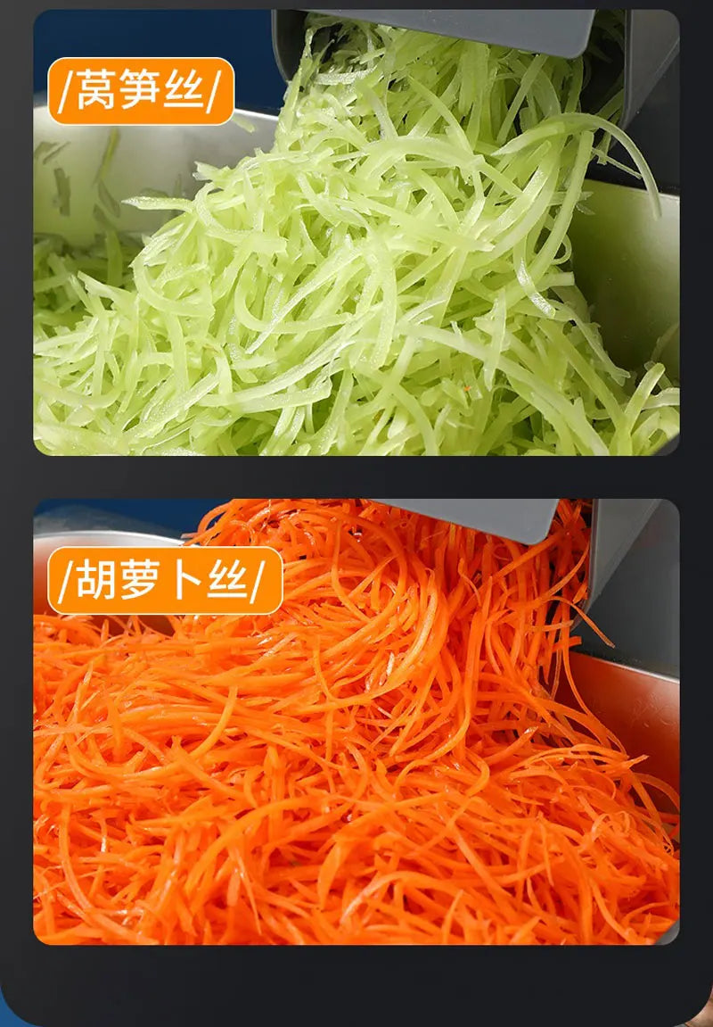 Electric Potatoes French Fries Chips Cutter Slicer Carrot