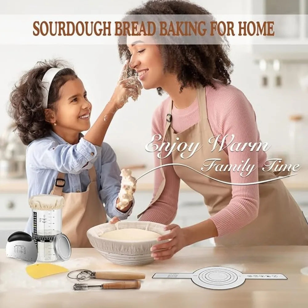 1set Professional Baking 24 Oz Sourdough Starter Jar