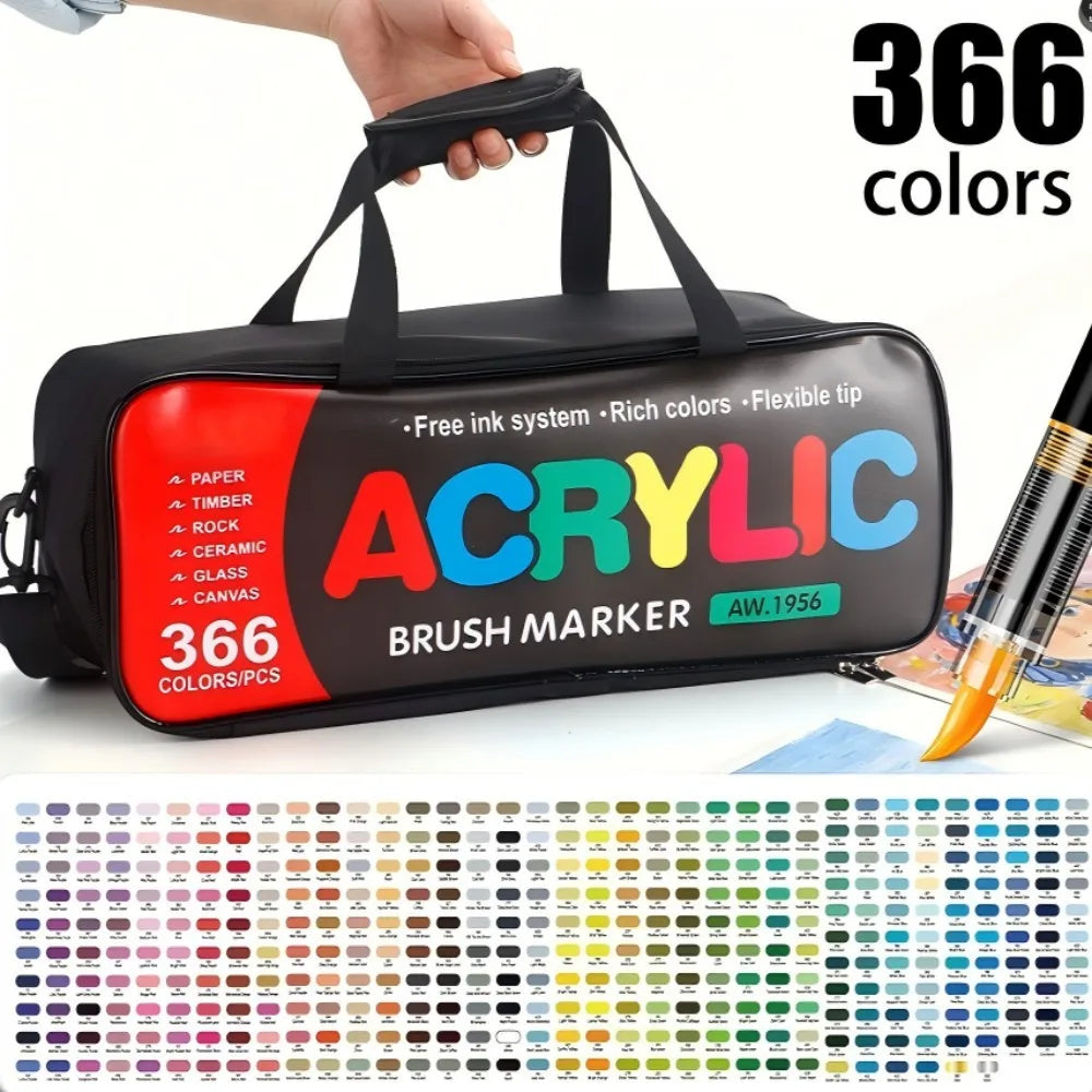 12-418 Colors Brand Upgrade Soft Brush Tip Acrylic