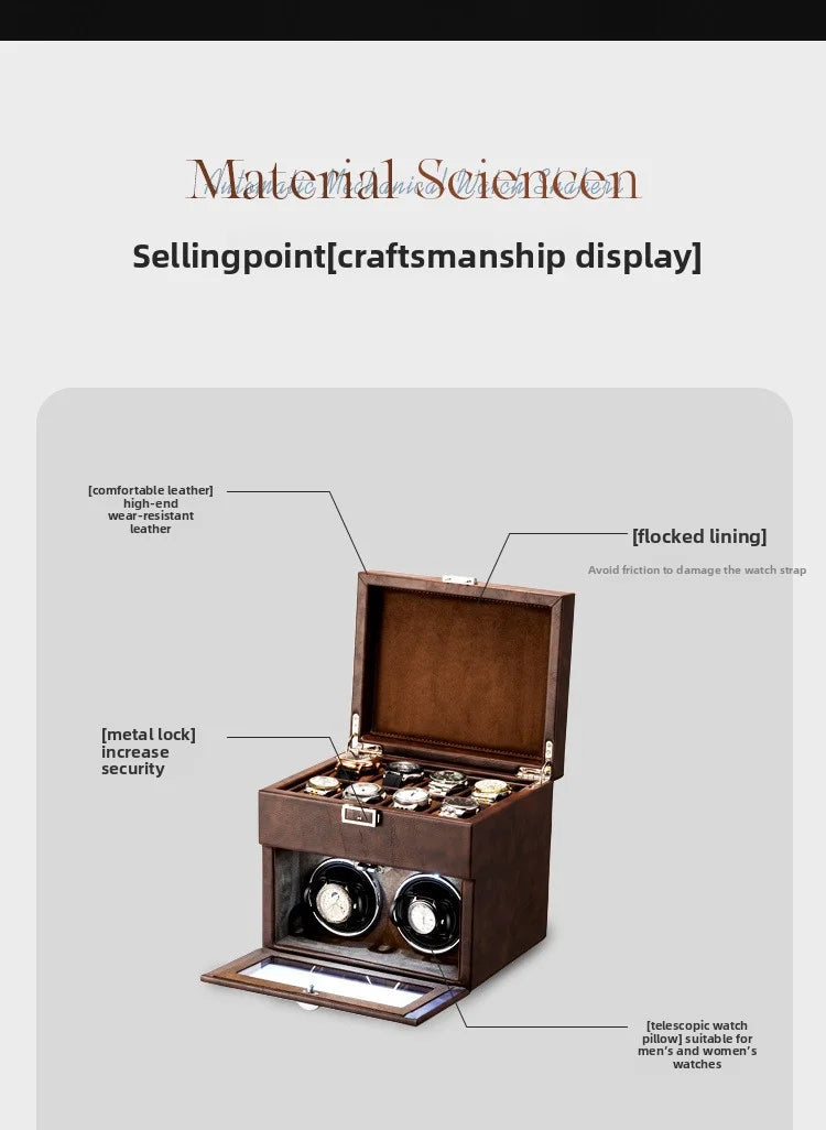 Watch Winders Mechanical Watches Automatic Rotator Holder Double