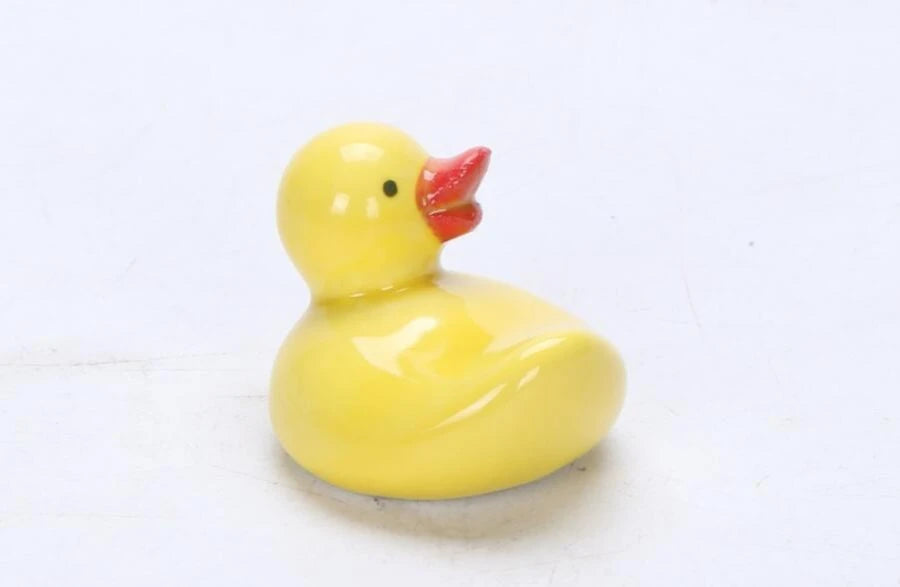1-5pcs Funny Duck Ceramic Crafts Chopstick Shelf Resturant