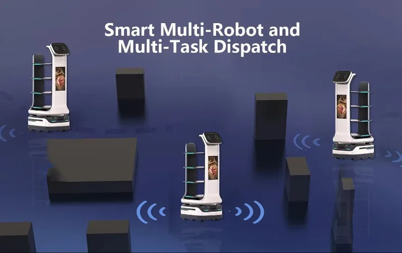 Customized Catering Service Robot Dual Purpose Cooking Assistant