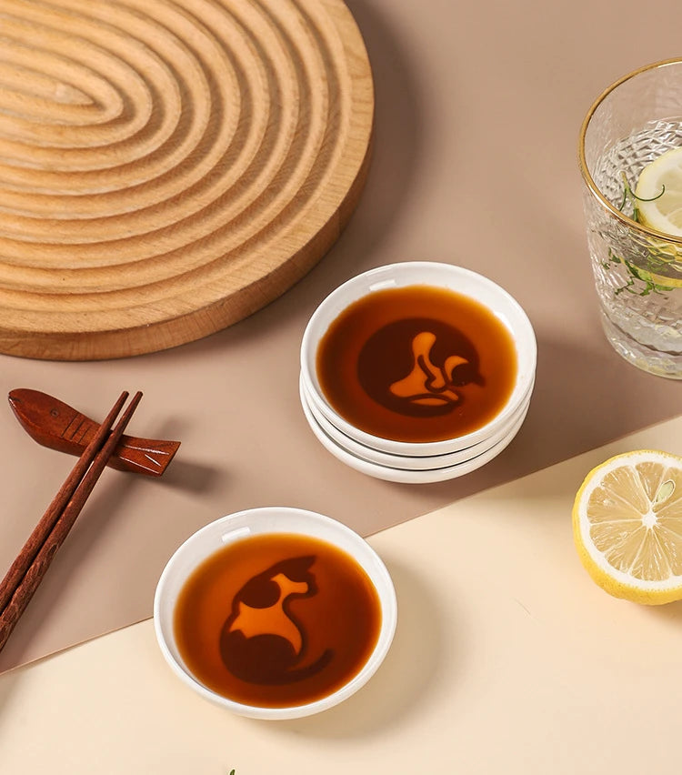 1pcs Ceramic Taste Dish Animal Small Plate Creative