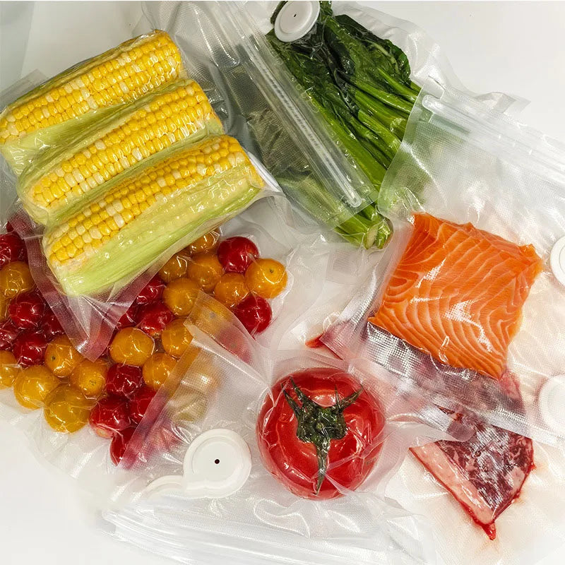 Upgraded Version Vacuum Food Storage Bag Zipper Bag
