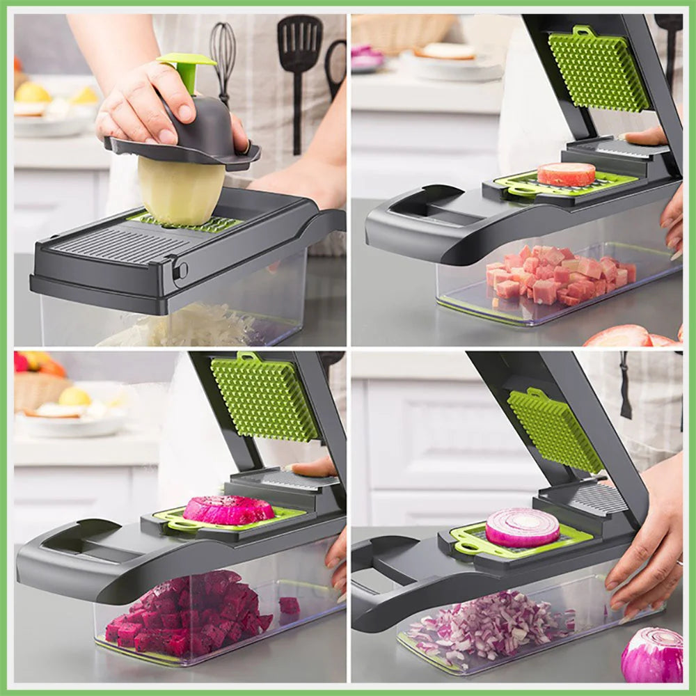 Vegetable Cutter Dicing Blades Slicer Shredder Fruit Peeler
