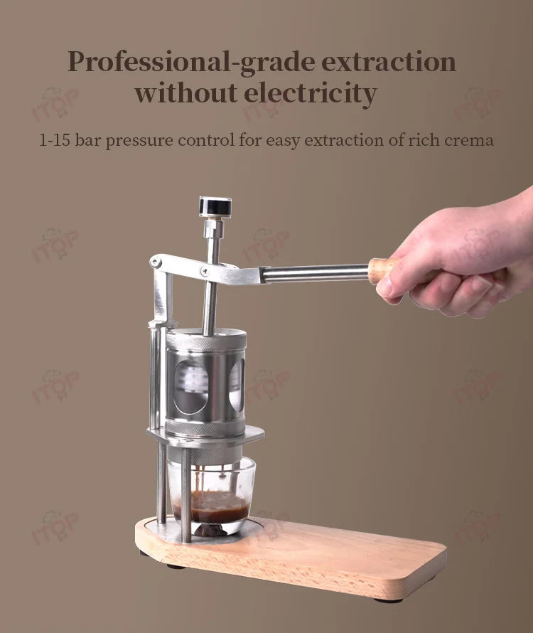 Itop W1 Mini Hand Press Coffee Maker Detachable