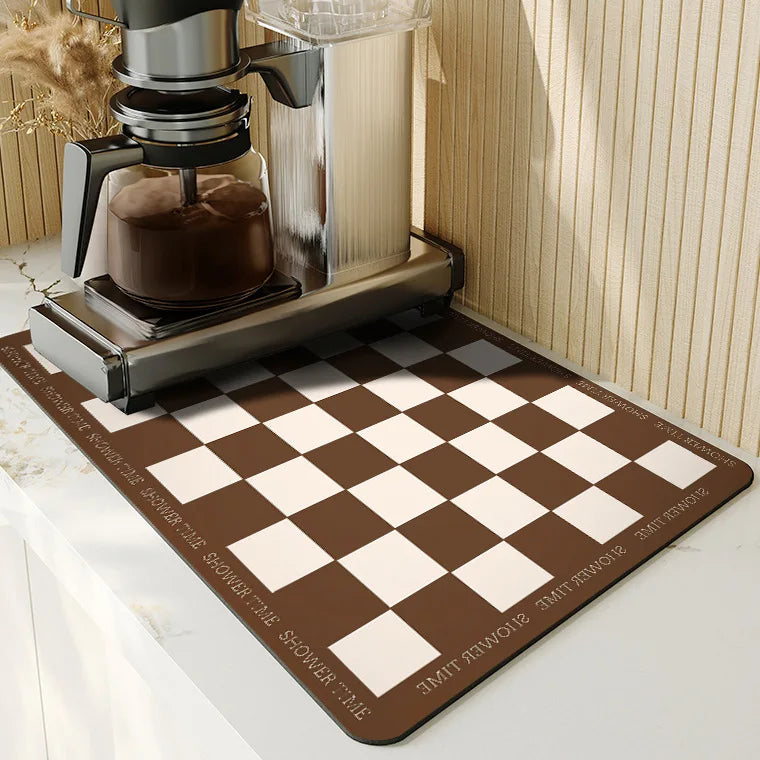Diatomite Quick Dry Water Absorbent Pad - Dish
