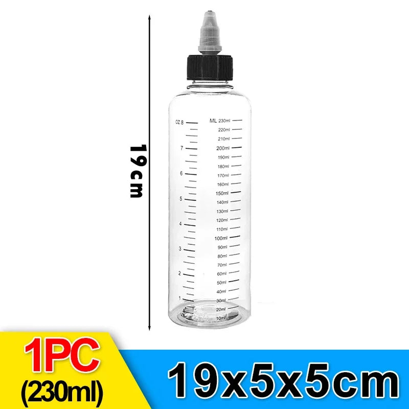 10/1pcs Plastic Squeeze Bottle Reusable Sauce Oil Dispenser