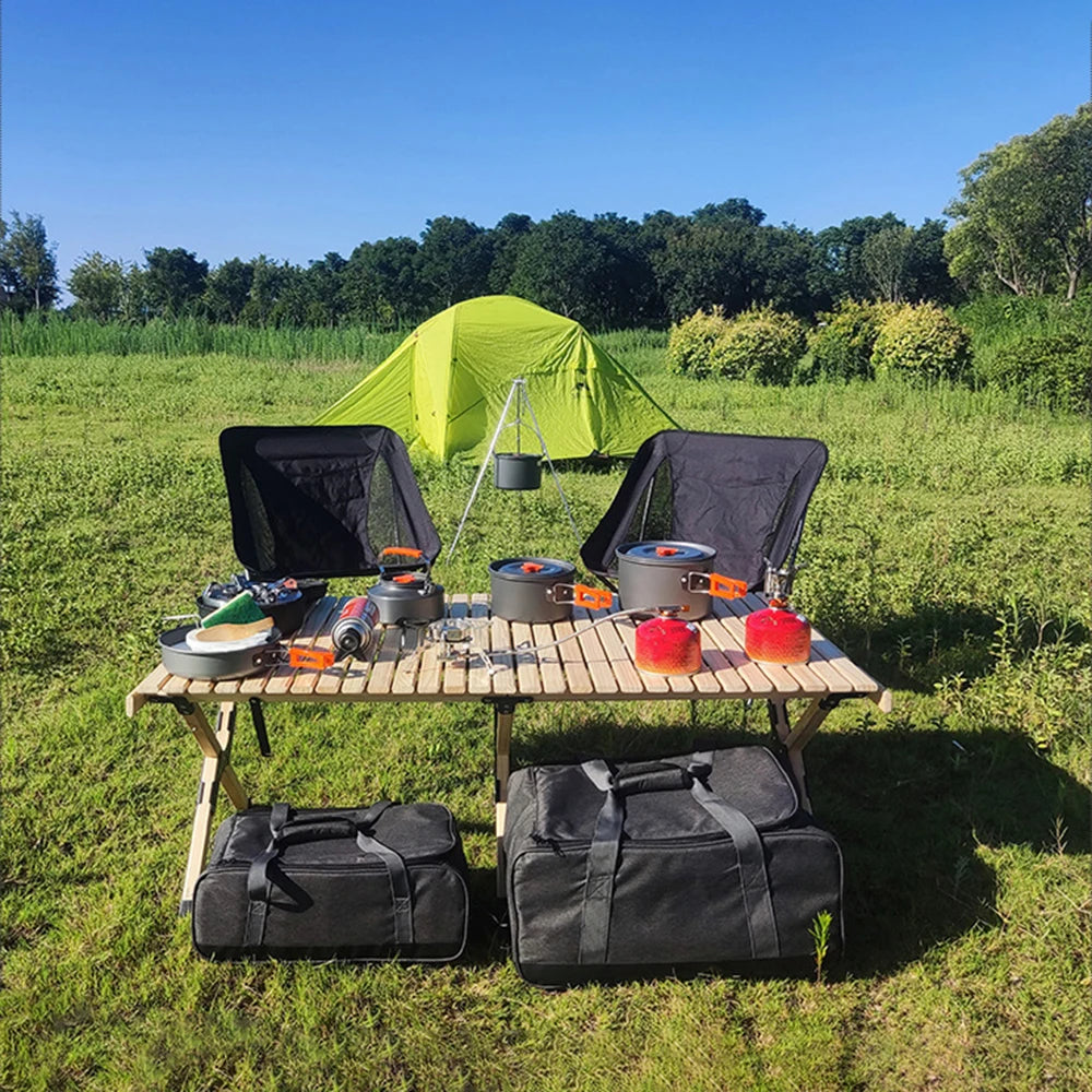 Camping Cookware Bag Cooking Utensils Bag Outdoor Stove