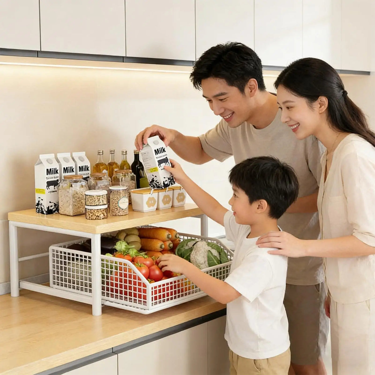 Countertop Organizer Multi-Use Shelf Microwave Spices Coffee