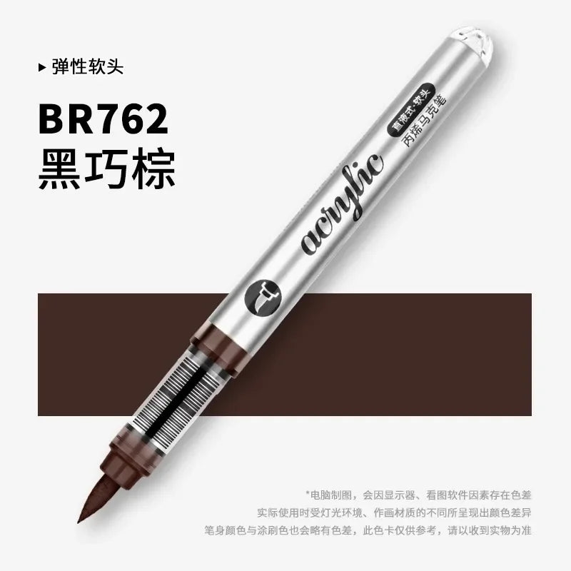 Grasp 120/1 Colors Acrylic Markers Brush Pens Fabric