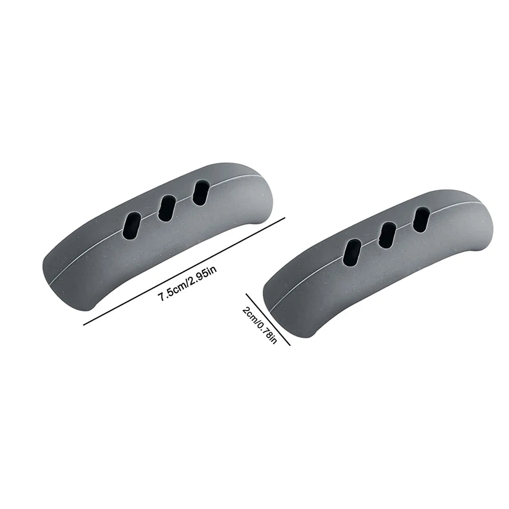 2pcs Silicone Pan Handle Cover Heat Insulation Assist