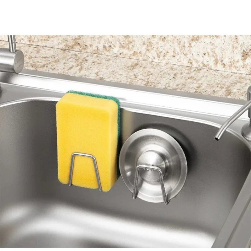 Sink Sponge Holder Self Adhesive Drain Drying Rack