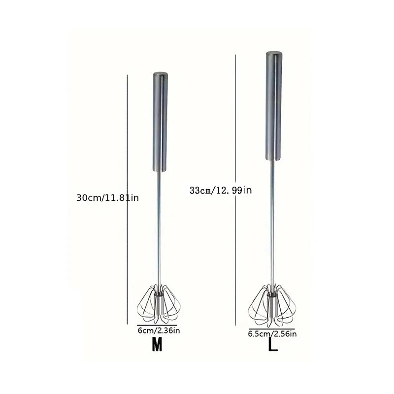 Stainless Steel Semi-Automatic Egg Beater Whipping Cream