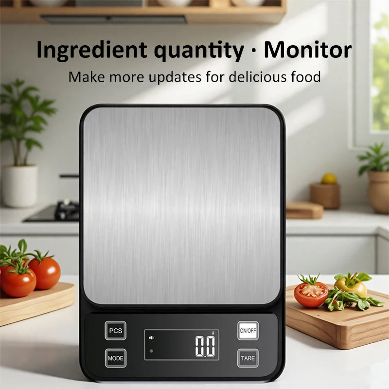 3/5/10kg 1g Digital Electronic Scale Lcd Display Fully