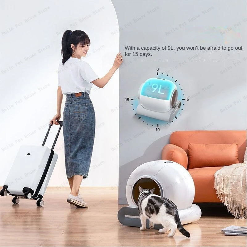Pet Smart Litter Box Fully Automatic Cleaning Of