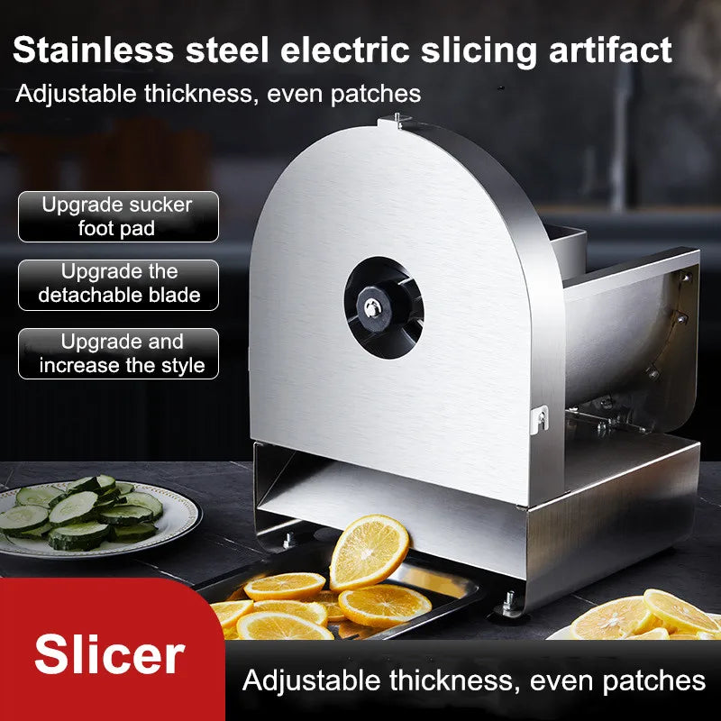 Commercial Electric & Vegetable Slicer Automatic Potato/Fruit