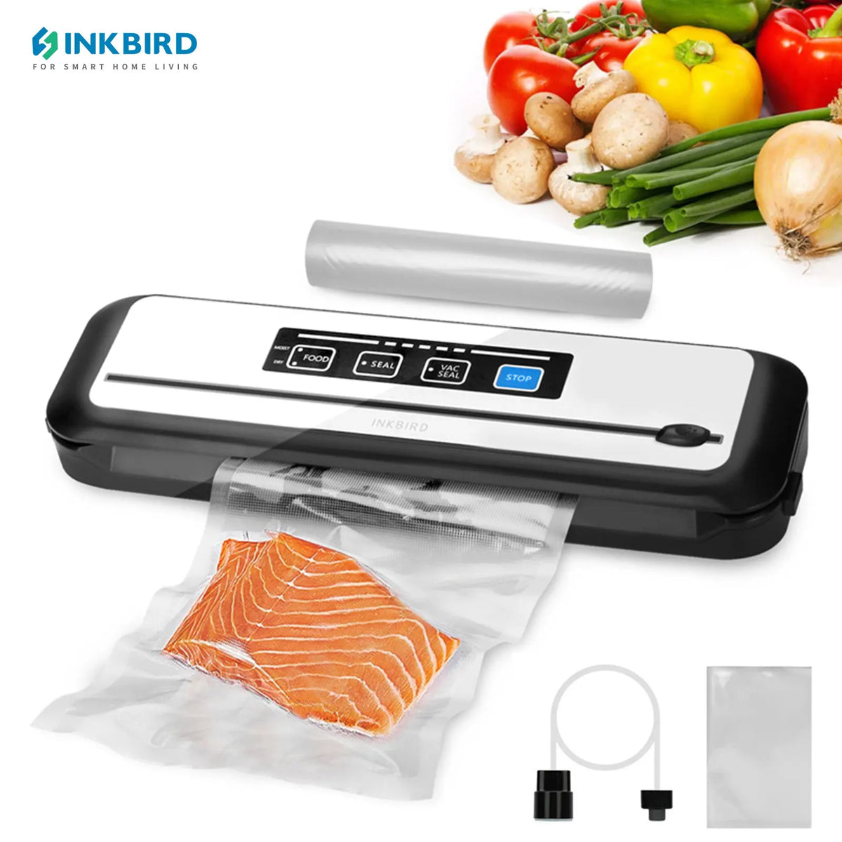 Inkbird 3rd Vacuum Sealer Starter Kit -80kpa Strong