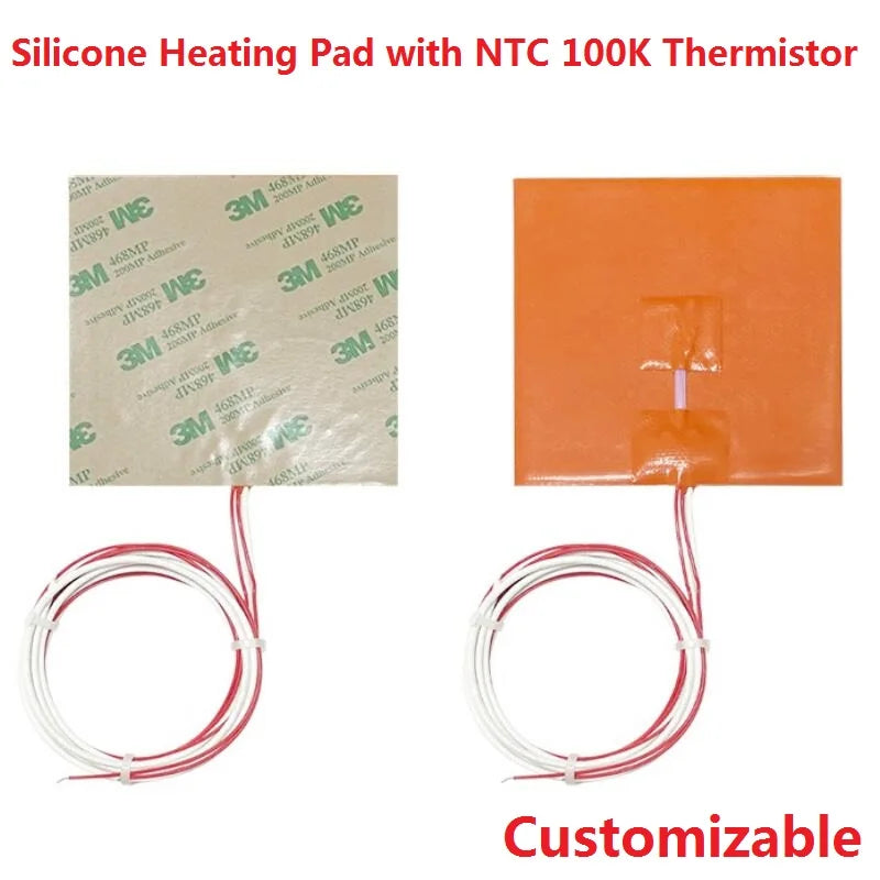 12v 24v 110v 220v Silicone Rubber Electric Heating