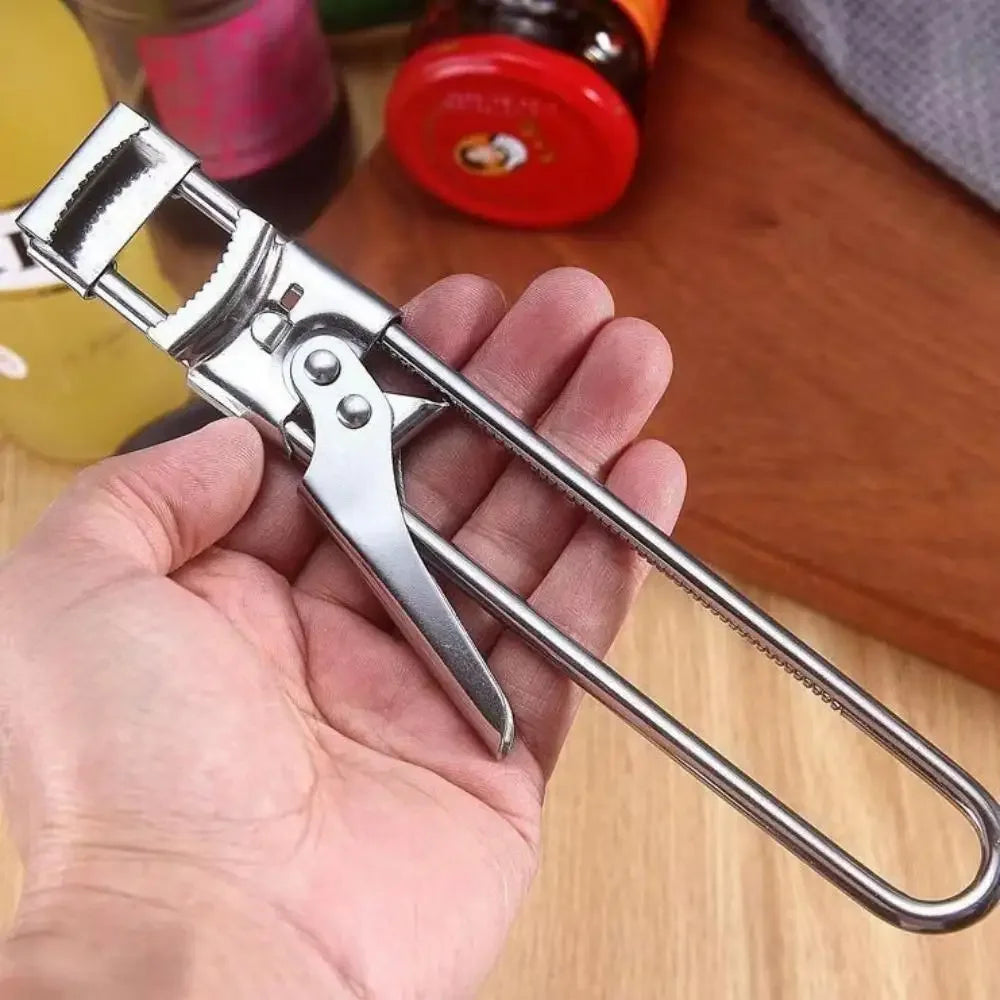 Adjustable Multi-Function Bottle Opener Stainless Steel Lids Off