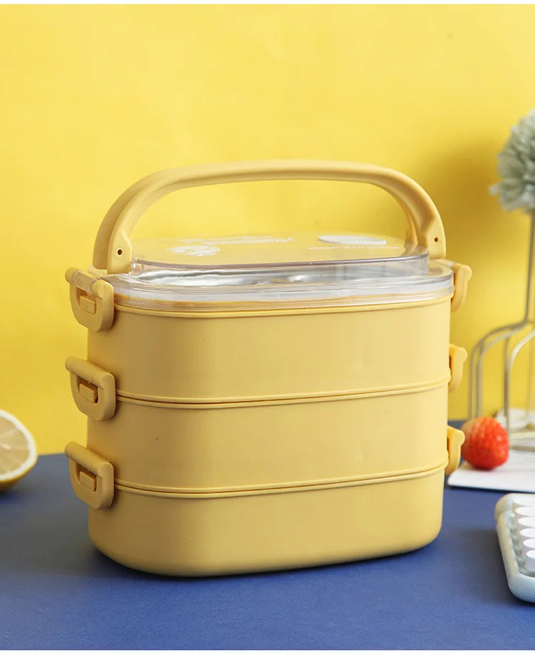 Multi-Layer Bento Box Thermal 304 Stainless Steel Lunch