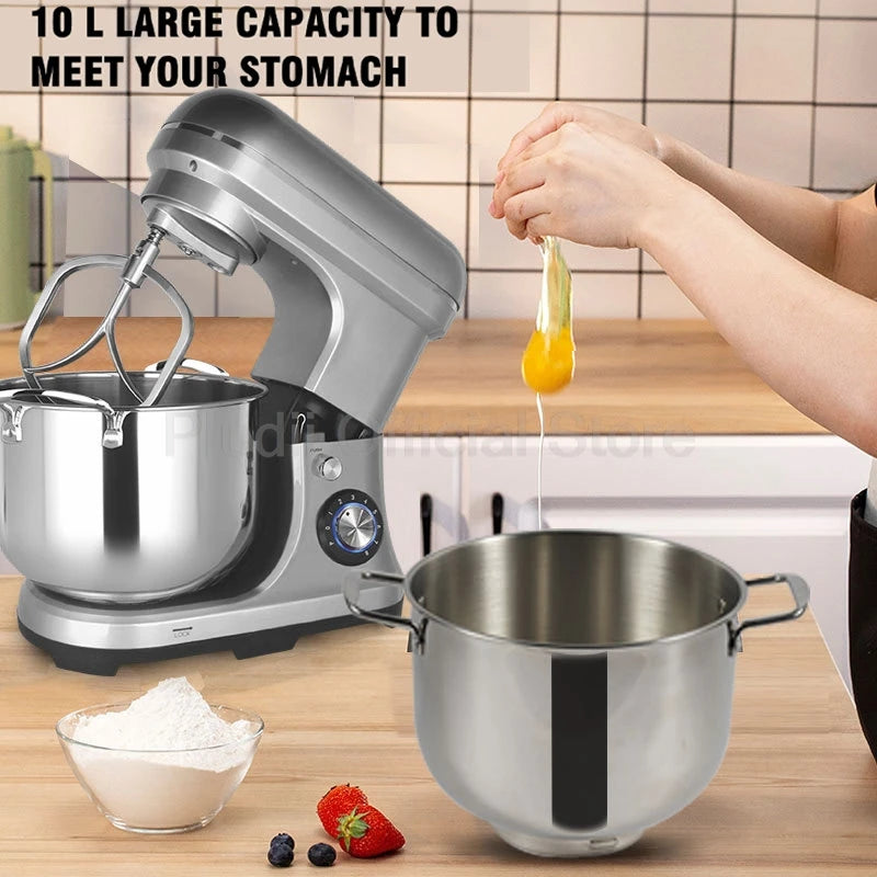 10l Stand Mixer 2000w Powerful Mixer Speed Settings
