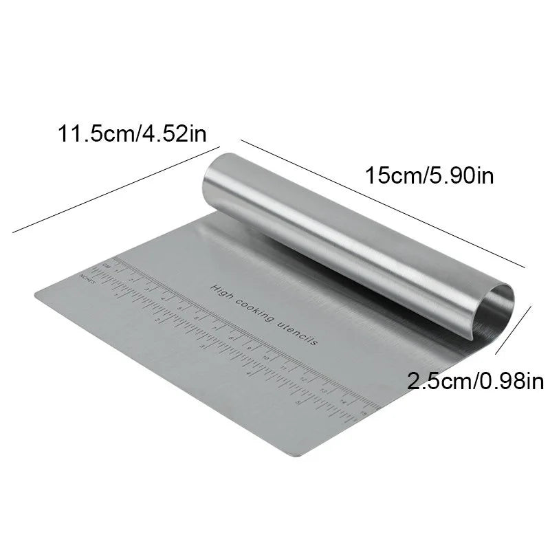 Multi-Function Dough Cutter Face Deep-Fried Dough Powder Scraper