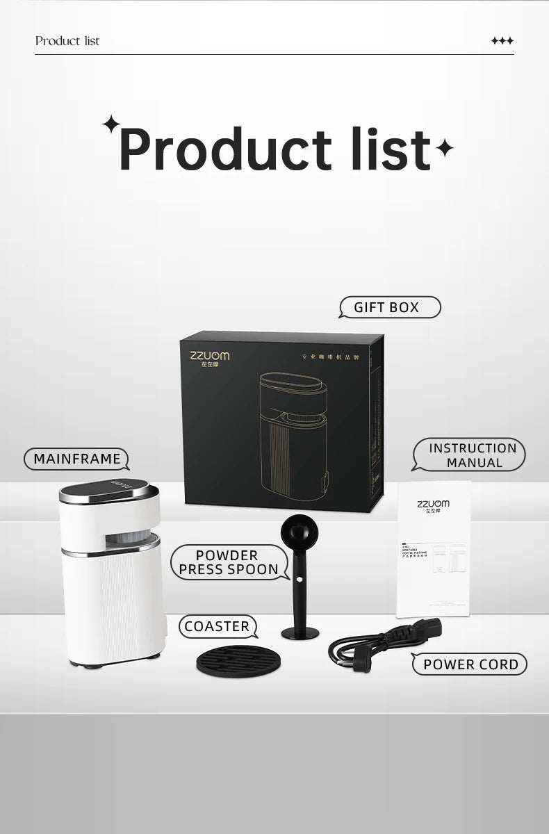 110v/220v Italian Coffee Machine - Cold Dual-Extraction Espresso