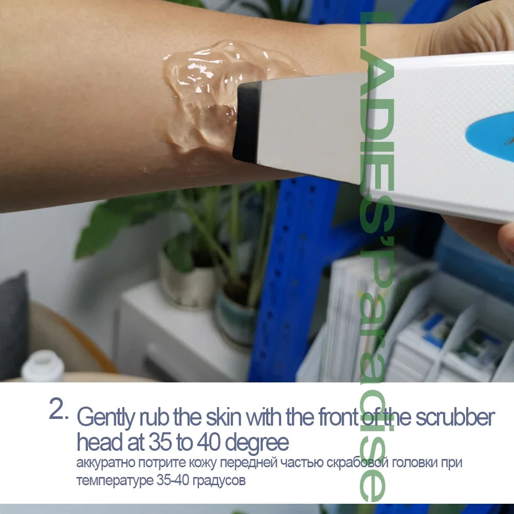 Professional Ultrasonic Facial Skin Scrubber Exfoliatorion Deep