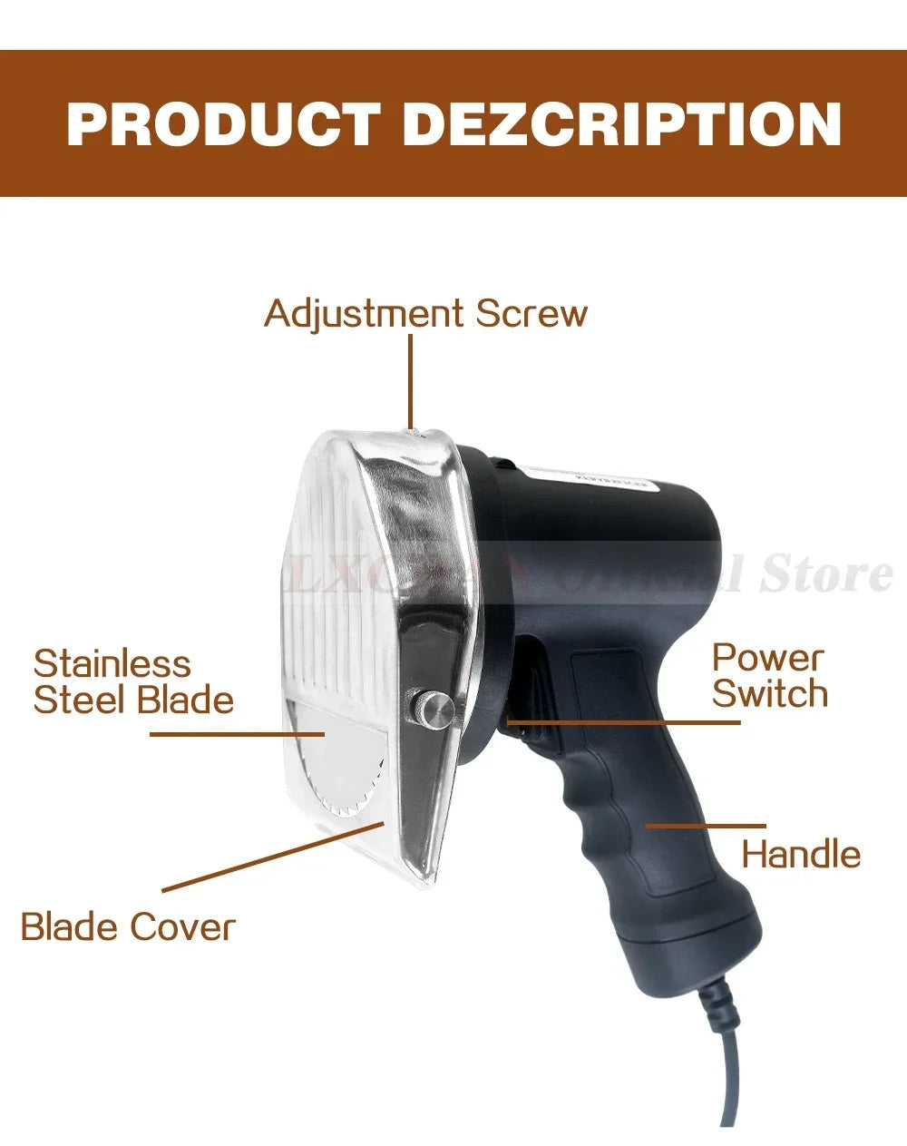 Lx 05 Electric Kebab Slicer Shawarma Machine Knife