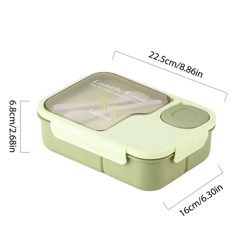Lunch Box Office Bento Box Fork Spoon Microwave