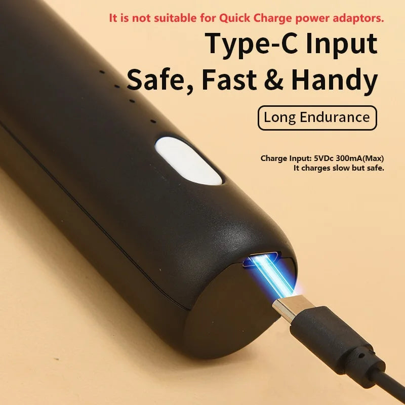 Electric Milk Frother Egg Beater Wireless Type-C Charging