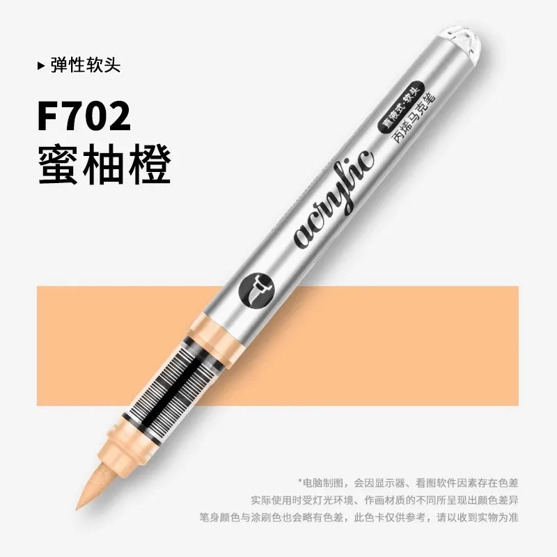 Grasp 120/1 Colors Acrylic Markers Brush Tip Paint