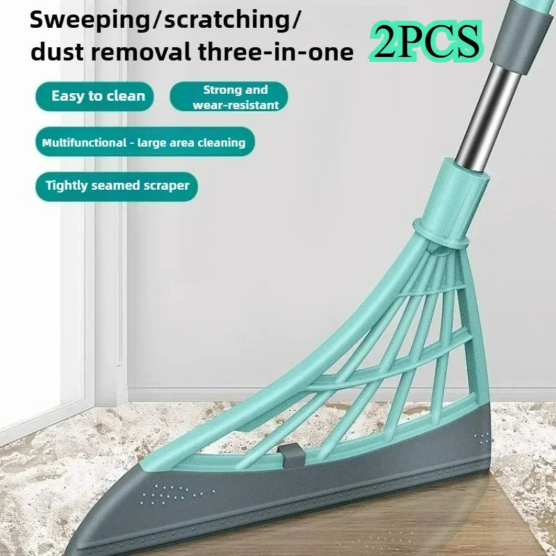 Silicone Shower Scraper Cleaner Bathrooms Multi-Purpose Squeegee