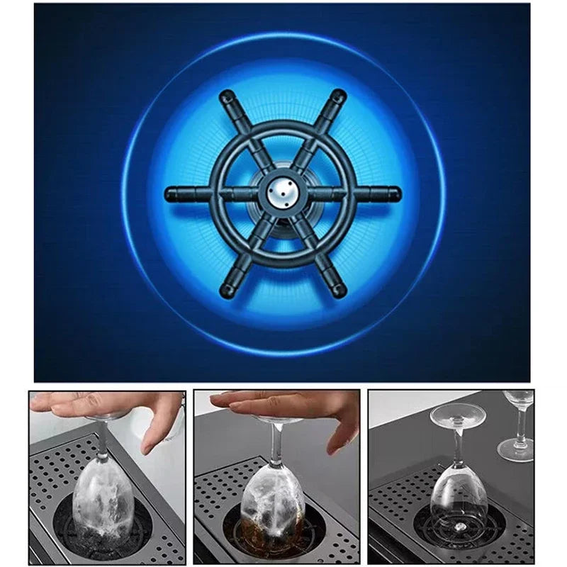Asras Nano Black Small Size Sink Cup Washer