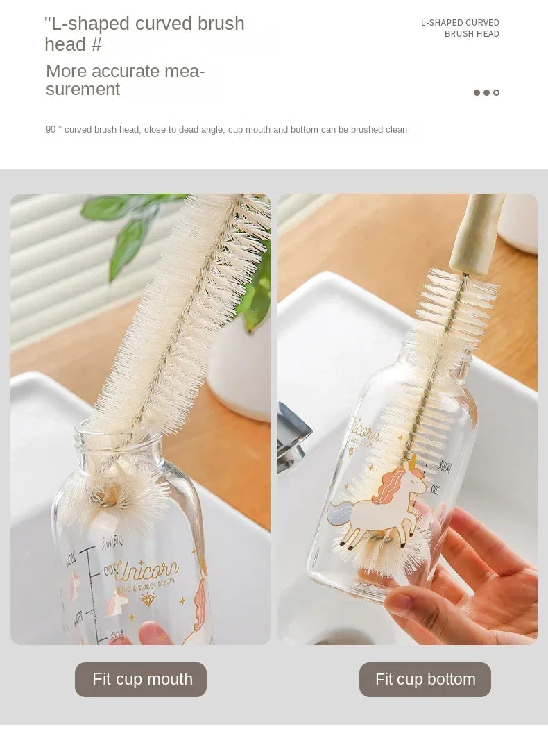 Cup Brush Cleaning Drink Bottles Glass Scrubbers Cleaning