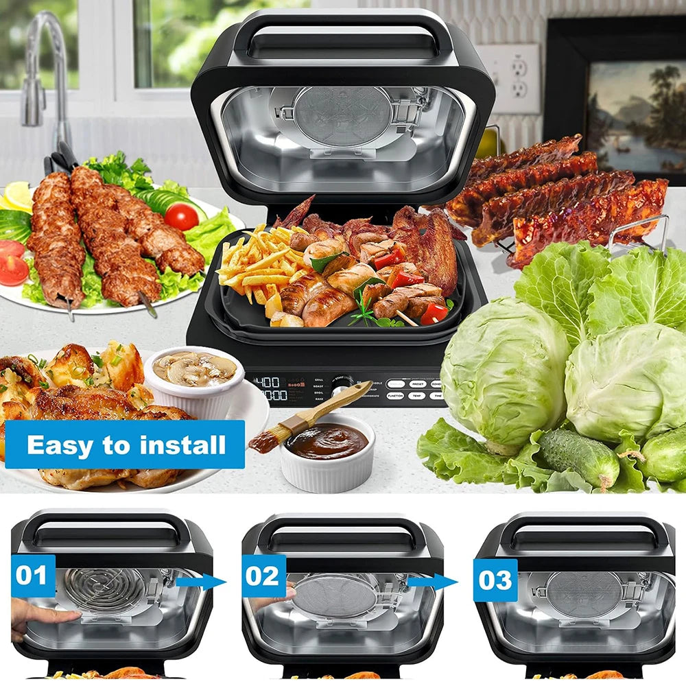 Splatter Shield 50pcs Grill Mat Ninja Foodi Ig651