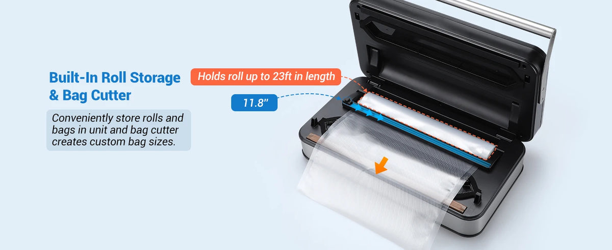 Inkbird Ink-Vs04 Large Vacuum Sealer Dry/Wet/Liquid Food Sealed