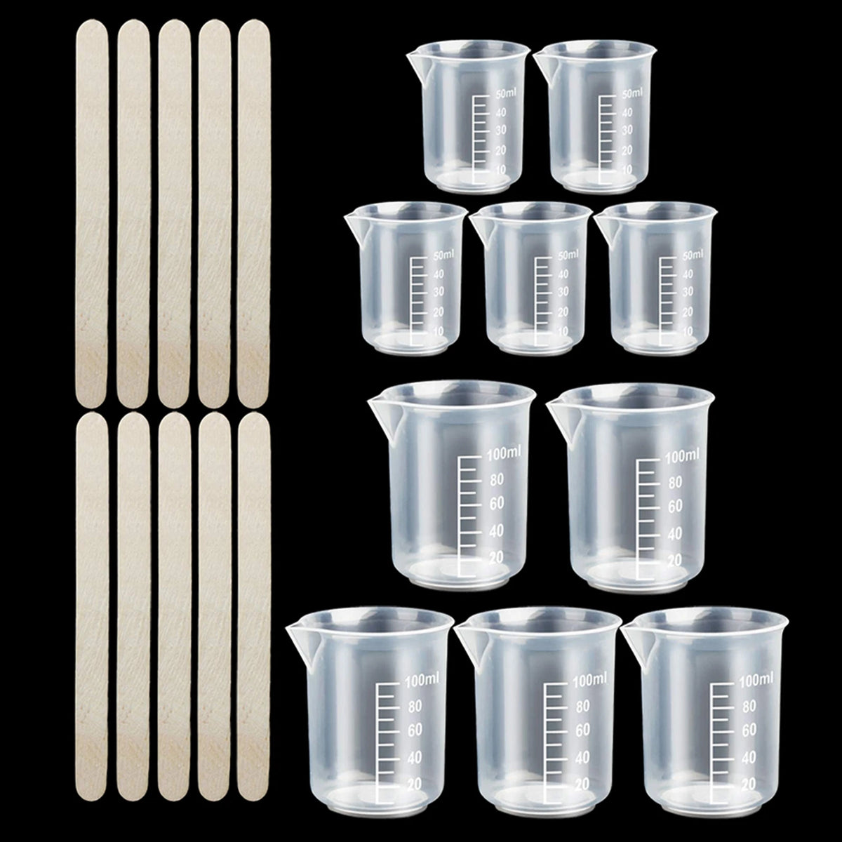 5/20 Epoxy Resin Casting Kit Including 5pcs 50ml