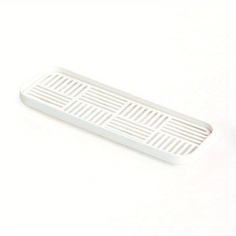 Sink Organizer Drain Tray Sponge Holder Cutlery Drainer