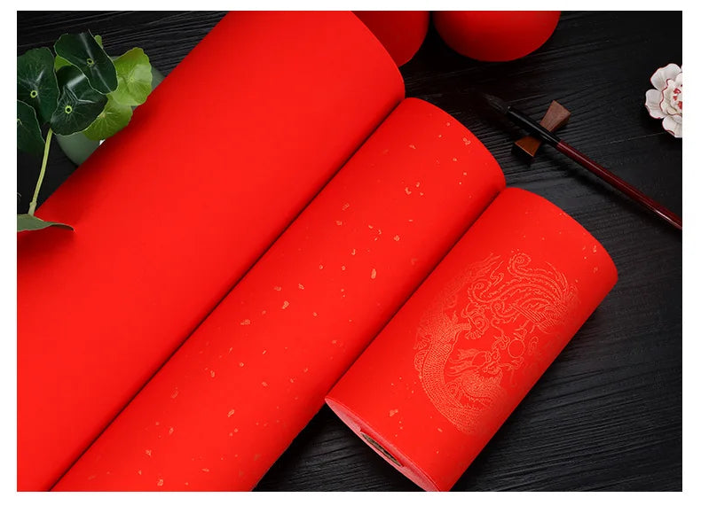 Red Rice Paper Decoupage Red Xuan Paper Chinese