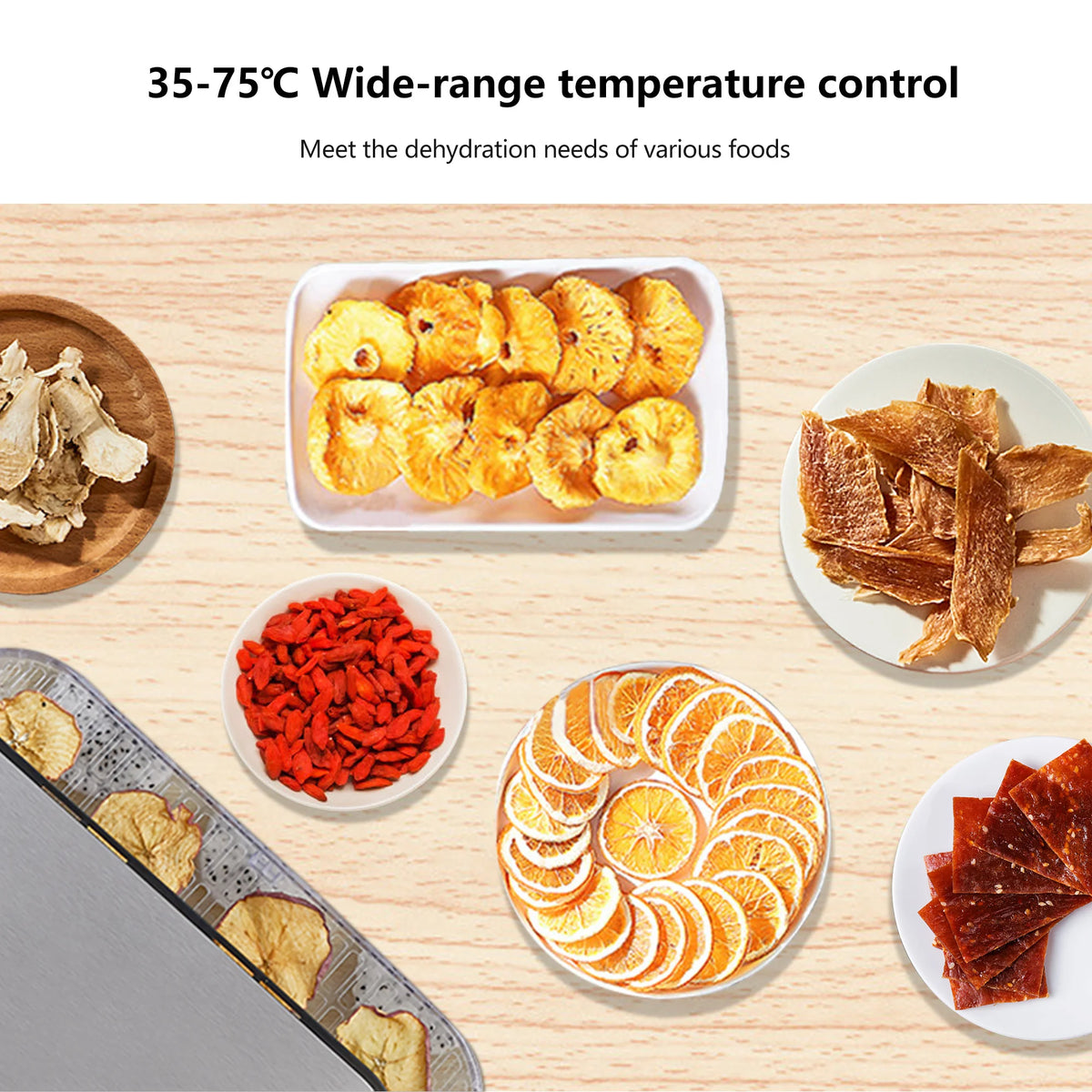 Biolomix 10l Food Dehydrator Bpa-Free 5-Tray Digital Timer