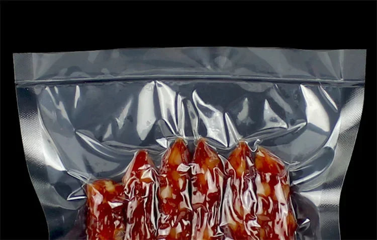 100pcs Clear Transparent Vacuum Sealer Bags Food Storage