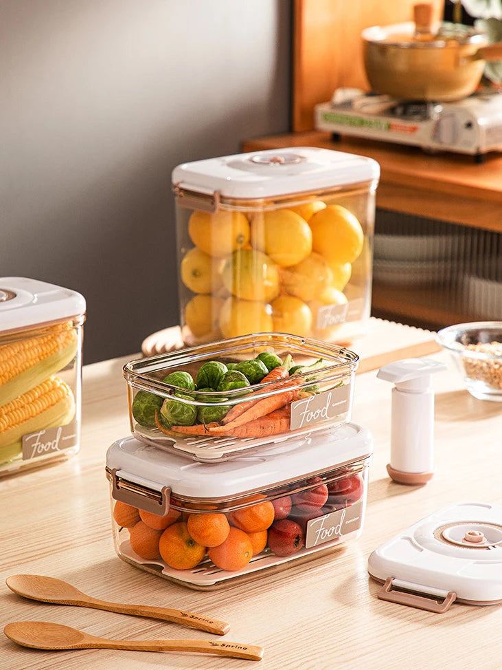 Vacuum Food Storage Box Fresh-Keeping Canister Sealed Storage