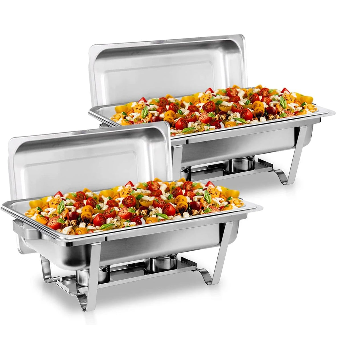 2/4/6 Pack 8qtchafing Dish Buffet Stainless Steel Food