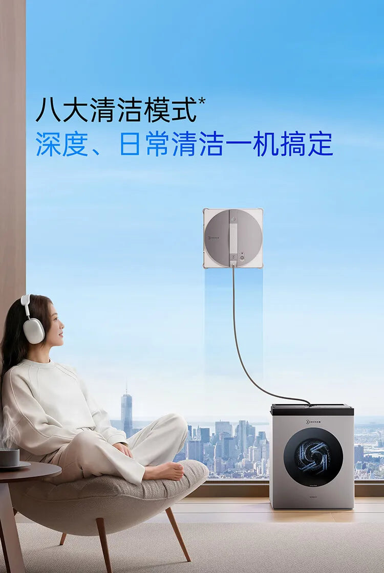 Ecovacs Winbot W3 Automatic Glass Wiping Water Spraying